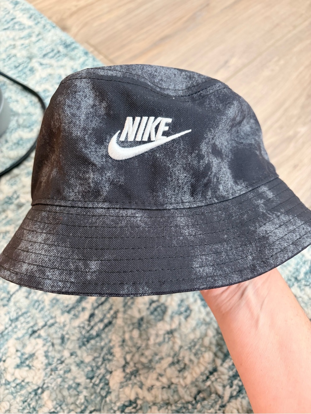 Nike Futura Tie Dye bucket hat in black size s/m